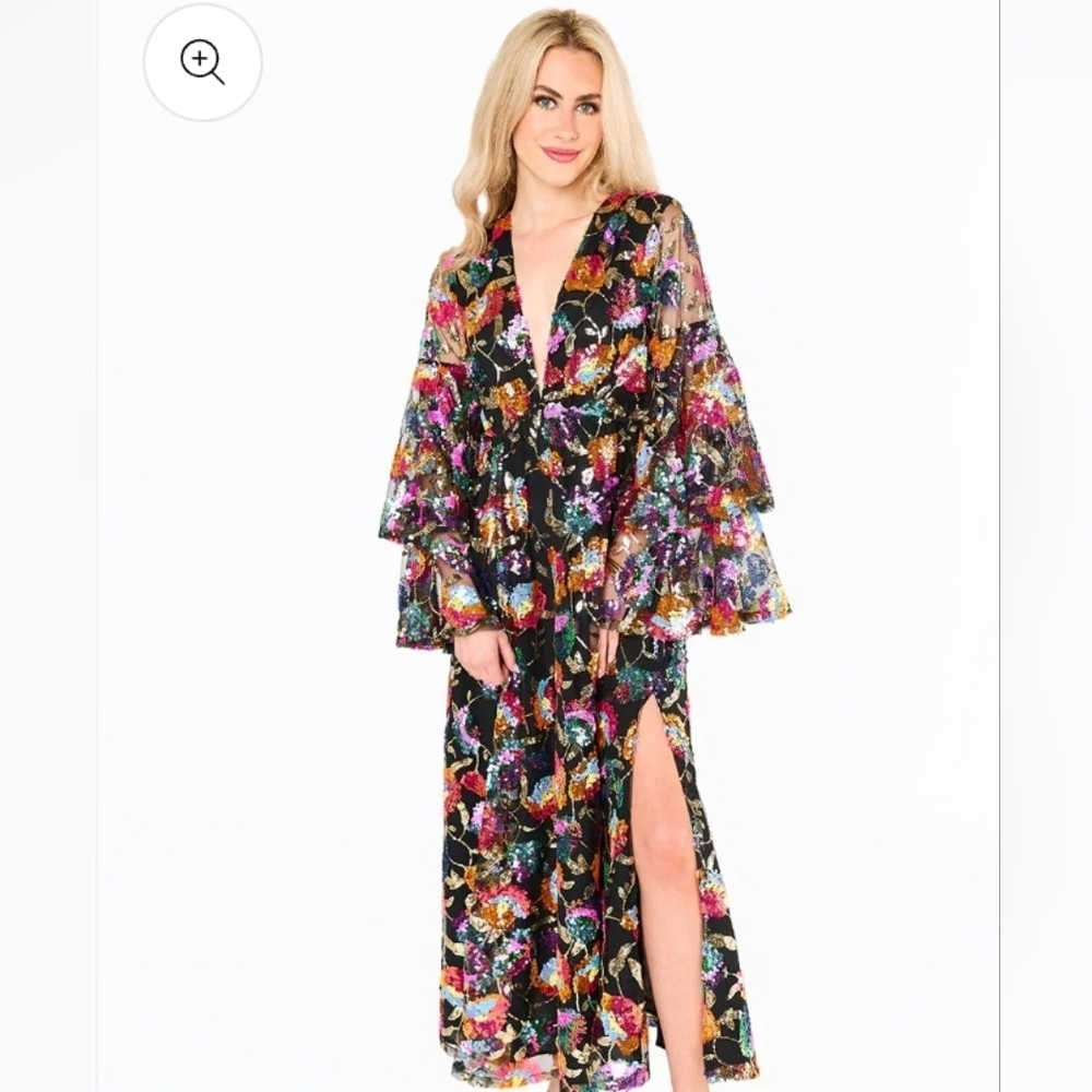 RaeLynn X BuddyLove Colette Long Sleeve Maxi - XL